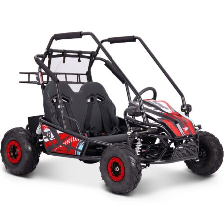 Bikehighway.com - MotoTec Mud Monster XL 60v 2000w Electric Go Kart Full Suspension Red