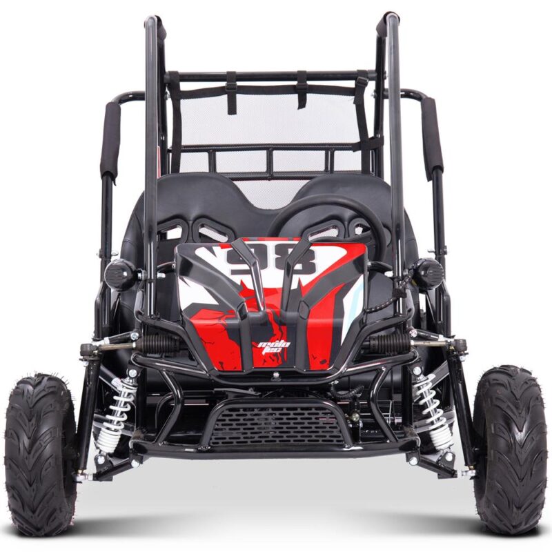 Bikehighway.com - MotoTec Mud Monster XL 60v 2000w Electric Go Kart Full Suspension Red