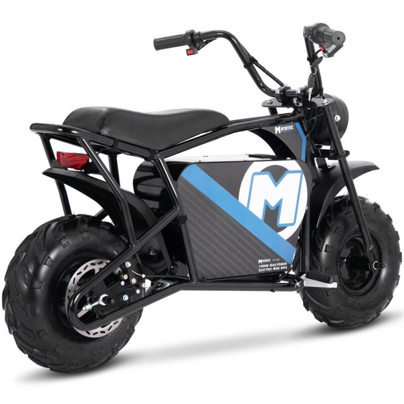 Bikehighway.com - MotoTec 48v 1000w Electric Mini Bike Black