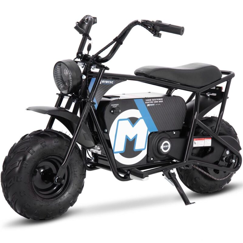 Bikehighway.com - MotoTec 48v 1000w Electric Mini Bike Black