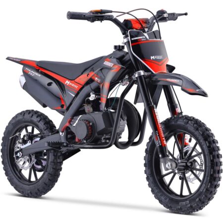 Bikehighway.com - MotoTec Thunder 50cc 2-Stroke Kids Gas Dirt Bike Red