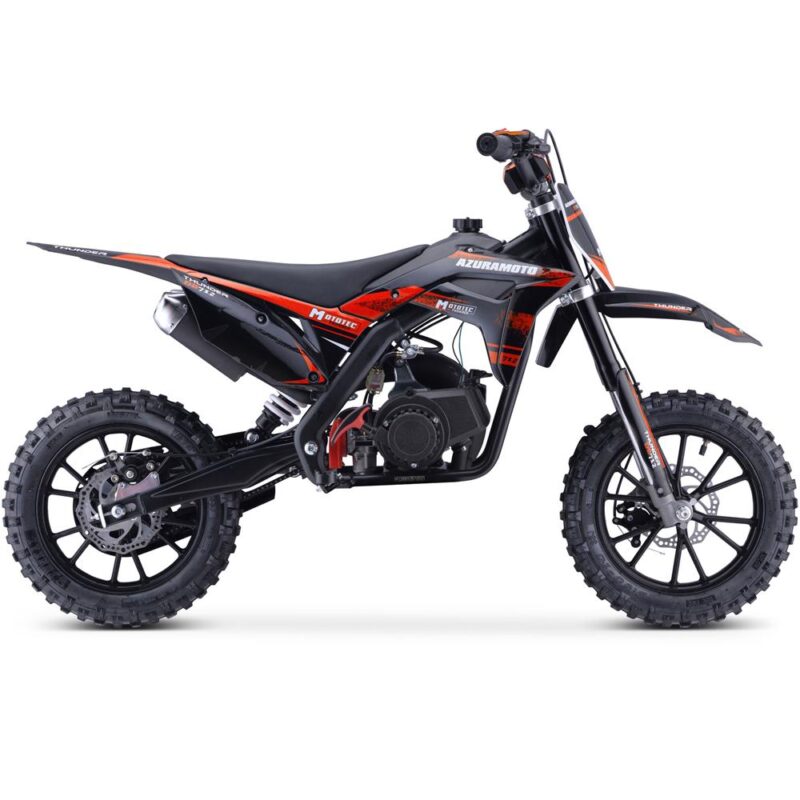 Bikehighway.com - MotoTec Thunder 50cc 2-Stroke Kids Gas Dirt Bike Red