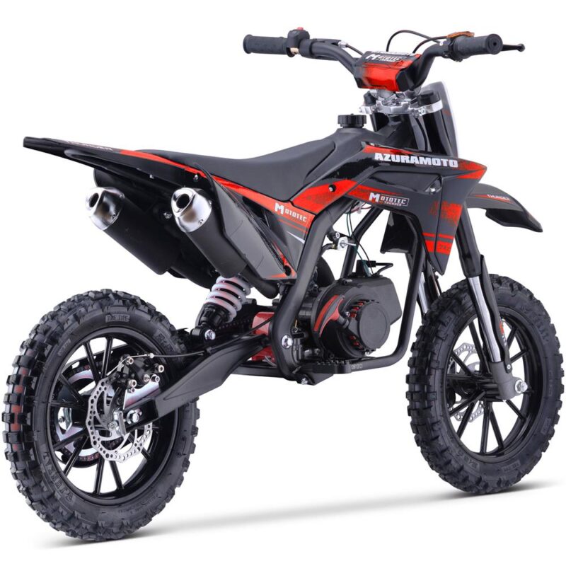 Bikehighway.com - MotoTec Thunder 50cc 2-Stroke Kids Gas Dirt Bike Red