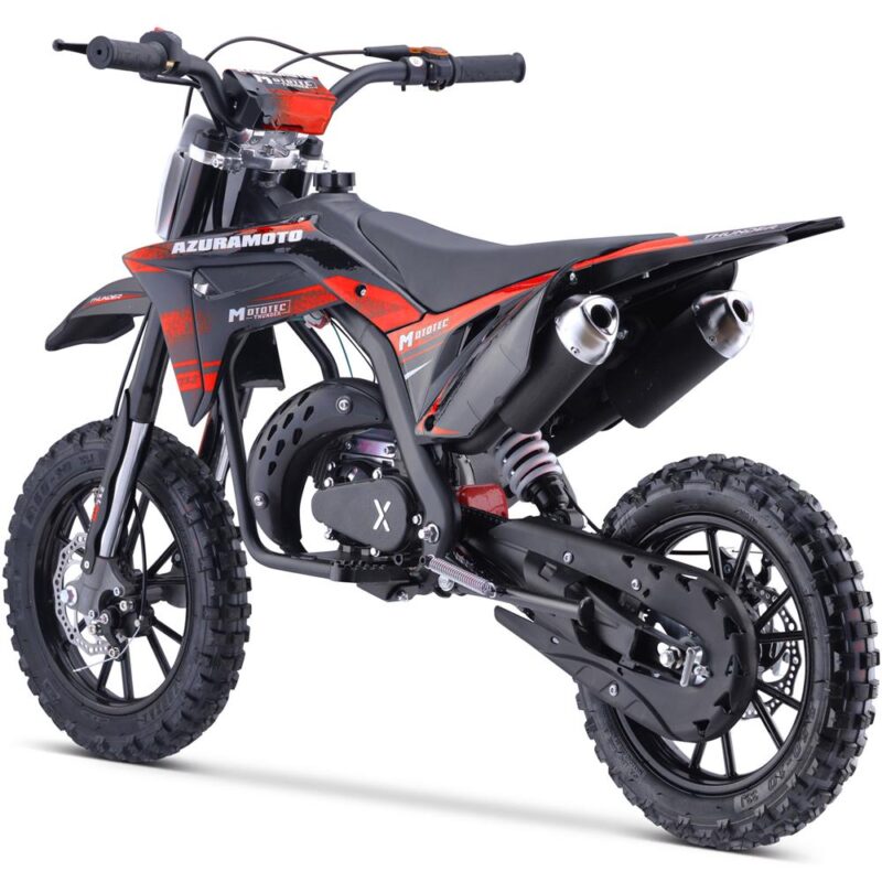 Bikehighway.com - MotoTec Thunder 50cc 2-Stroke Kids Gas Dirt Bike Red