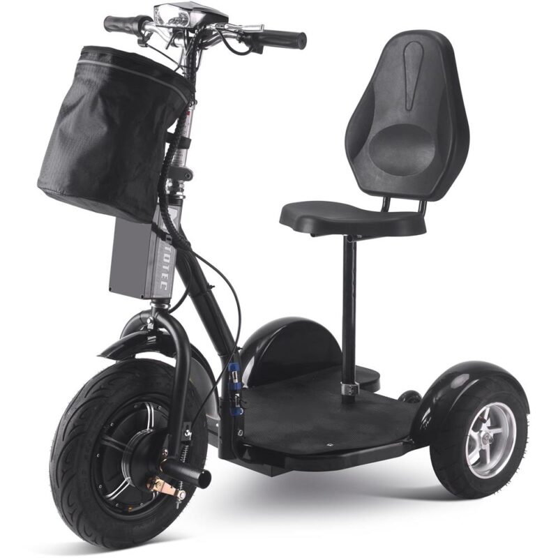 Bikehighway.com - MotoTec Electric Trike 48v 1000w Lithium Black