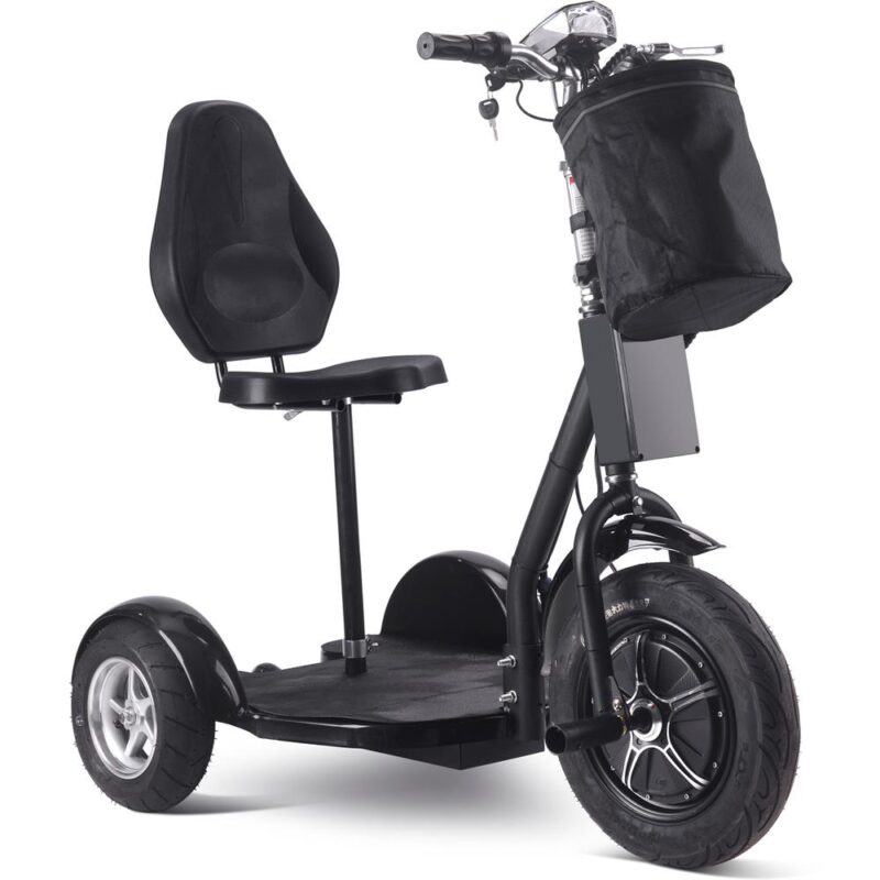 Bikehighway.com - MotoTec Electric Trike 48v 1000w Lithium Black