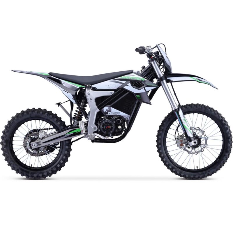 MotoTec Venom 72v 3000w 50ah Electric Dirt Bike White