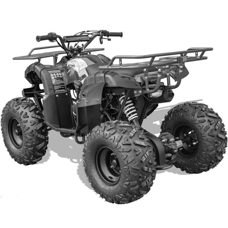 Bikehighway.com - MotoTec Bull 125cc 4-Stroke Kids Gas ATV Black