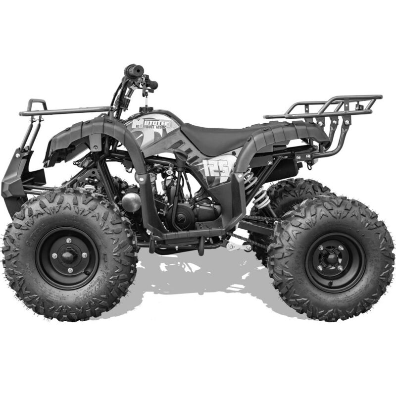 Bikehighway.com - MotoTec Bull 125cc 4-Stroke Kids Gas ATV Black