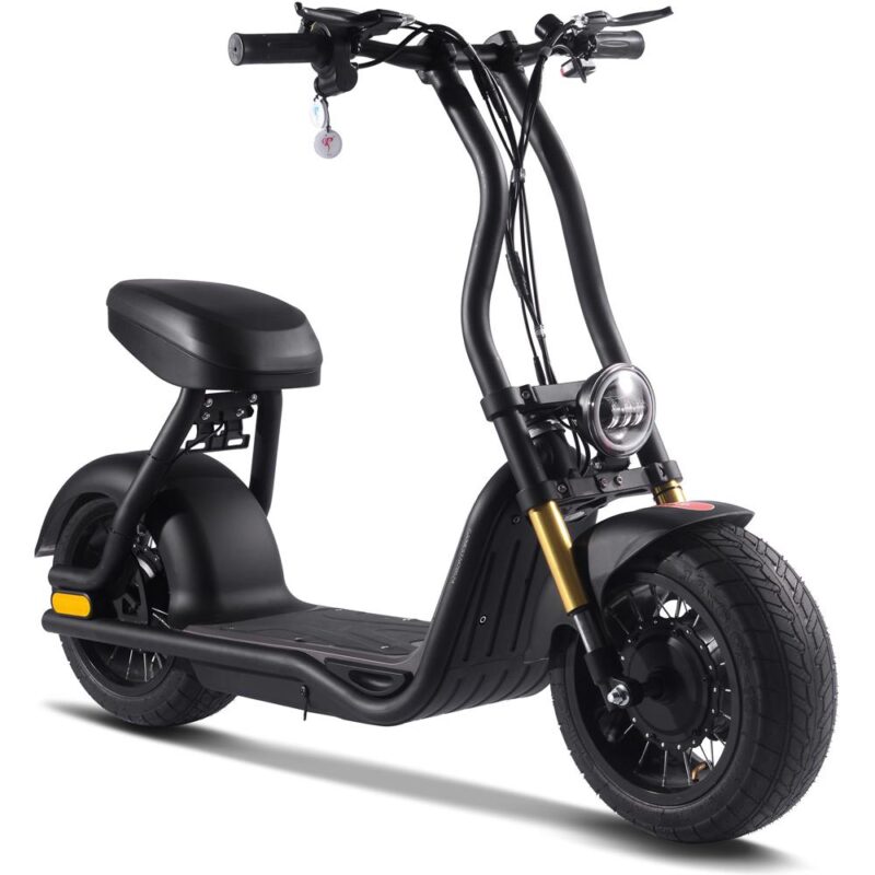 Bikehighway.com - MotoTec Diablo 48v 1000w Lithium Electric Scooter Black