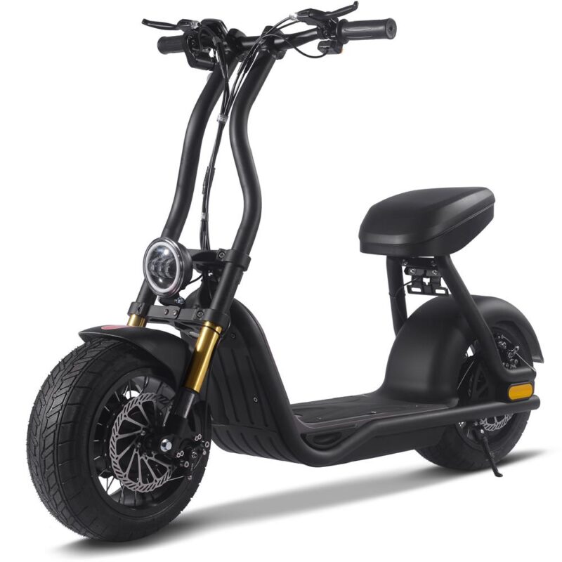 Bikehighway.com - MotoTec Diablo 48v 1000w Lithium Electric Scooter Black