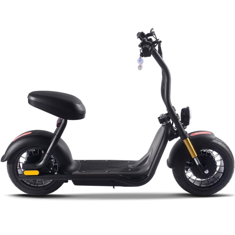 Bikehighway.com - MotoTec Diablo 48v 1000w Lithium Electric Scooter Black