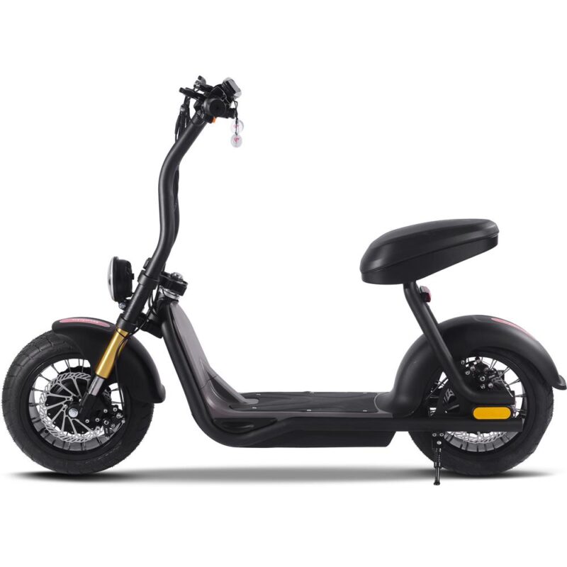 Bikehighway.com - MotoTec Diablo 48v 1000w Lithium Electric Scooter Black