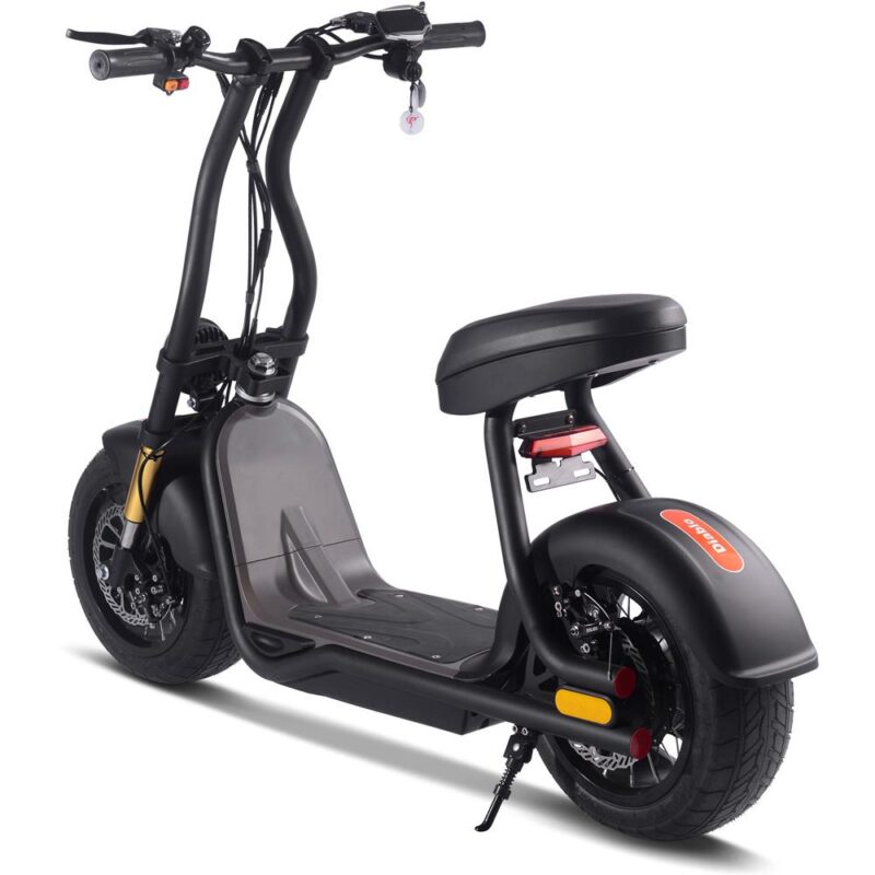 Bikehighway.com - MotoTec Diablo 48v 1000w Lithium Electric Scooter Black