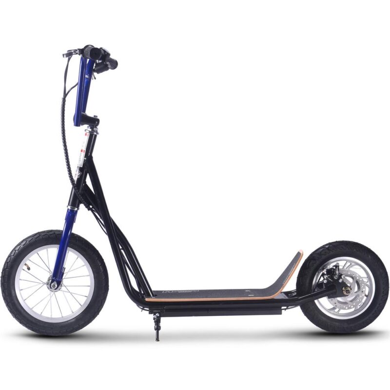 Bikehighway.com - MotoTec Groove 36v 350w Big Wheel Lithium Electric Scooter Black