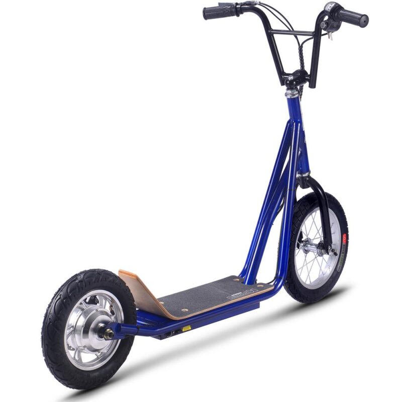 Bikehighway.com - MotoTec Groove 36v 350w Big Wheel Lithium Electric Scooter Blue