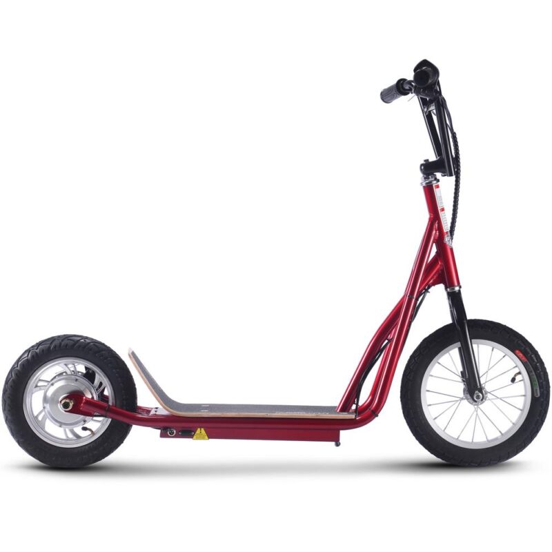 Bikehighway.com - MotoTec Groove 36v 350w Big Wheel Lithium Electric Scooter Red