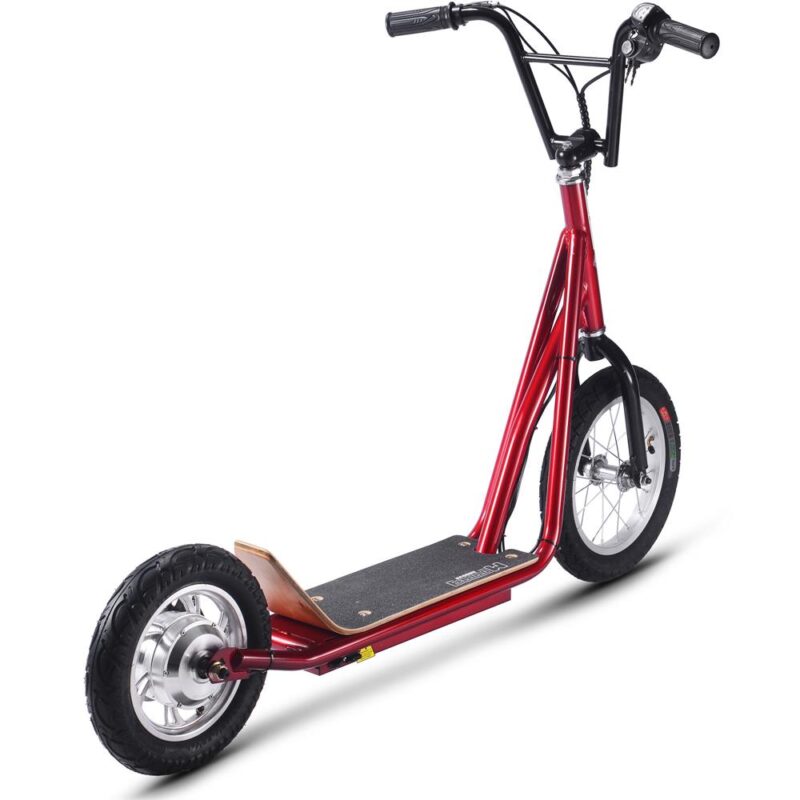 Bikehighway.com - MotoTec Groove 36v 350w Big Wheel Lithium Electric Scooter Red