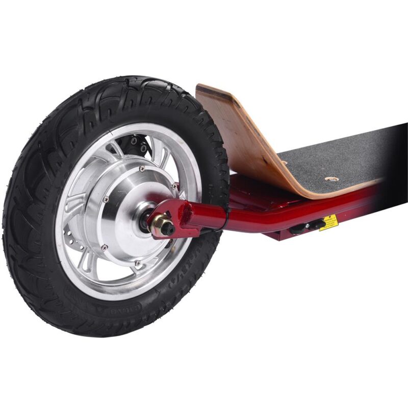 MotoTec Groove 36v 350w Big Wheel Lithium Electric Scooter Red-3082874