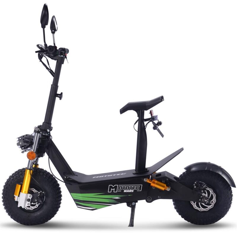 Bikehighway.com - MotoTec Mars 60v 3500w Electric Scooter Black