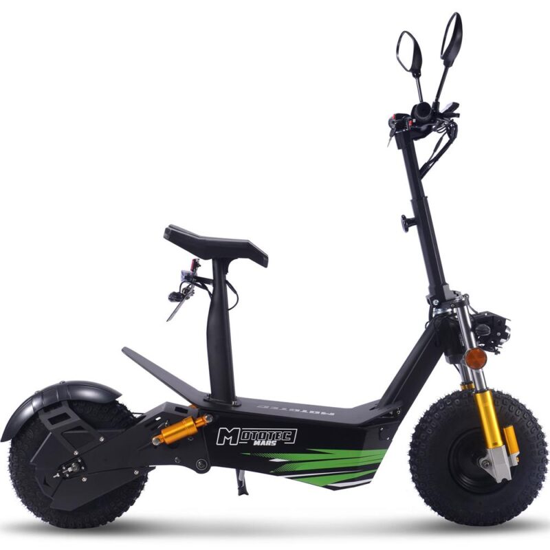 Bikehighway.com - MotoTec Mars 60v 3500w Electric Scooter Black