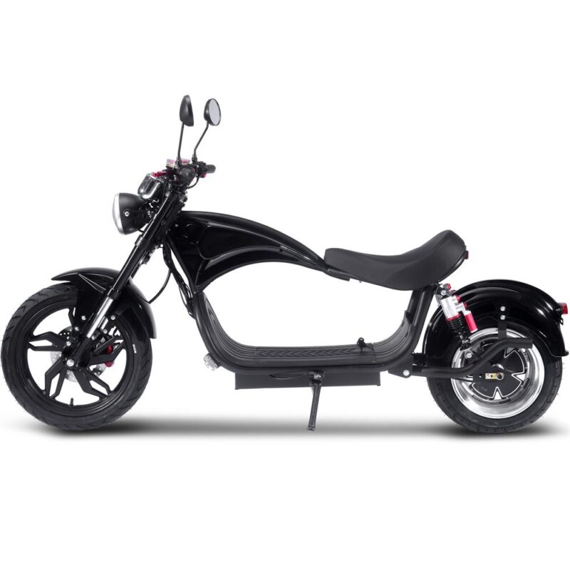 Bikehighway.com - MotoTec Raven 60v 30ah 2500w Lithium Electric Scooter Black