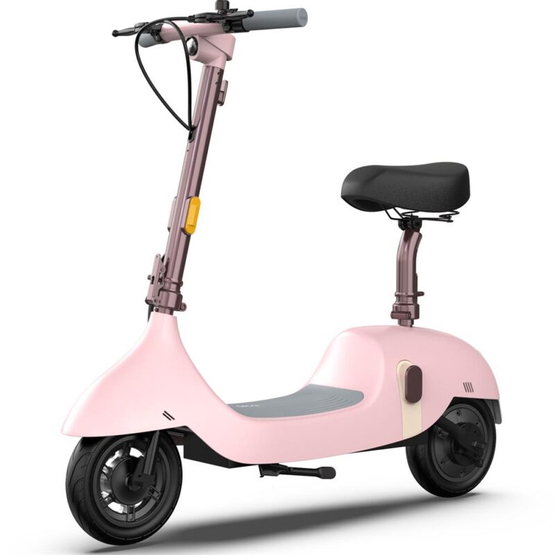 Bikehighway.com - Okai Beetle 36v 350w Lithium Electric Scooter Pink