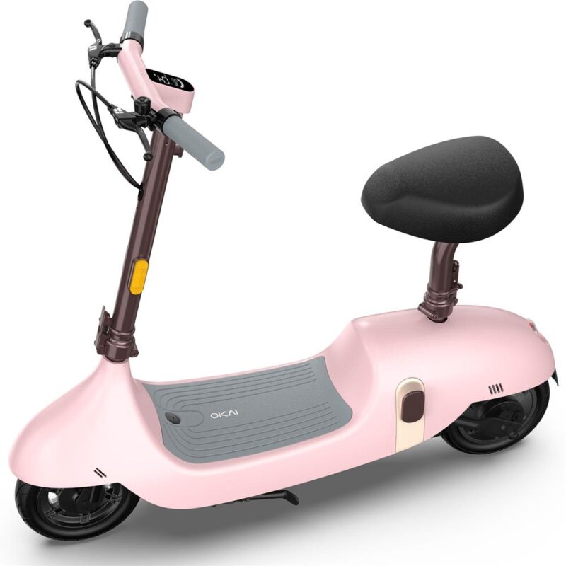 Bikehighway.com - Okai Beetle 36v 350w Lithium Electric Scooter Pink