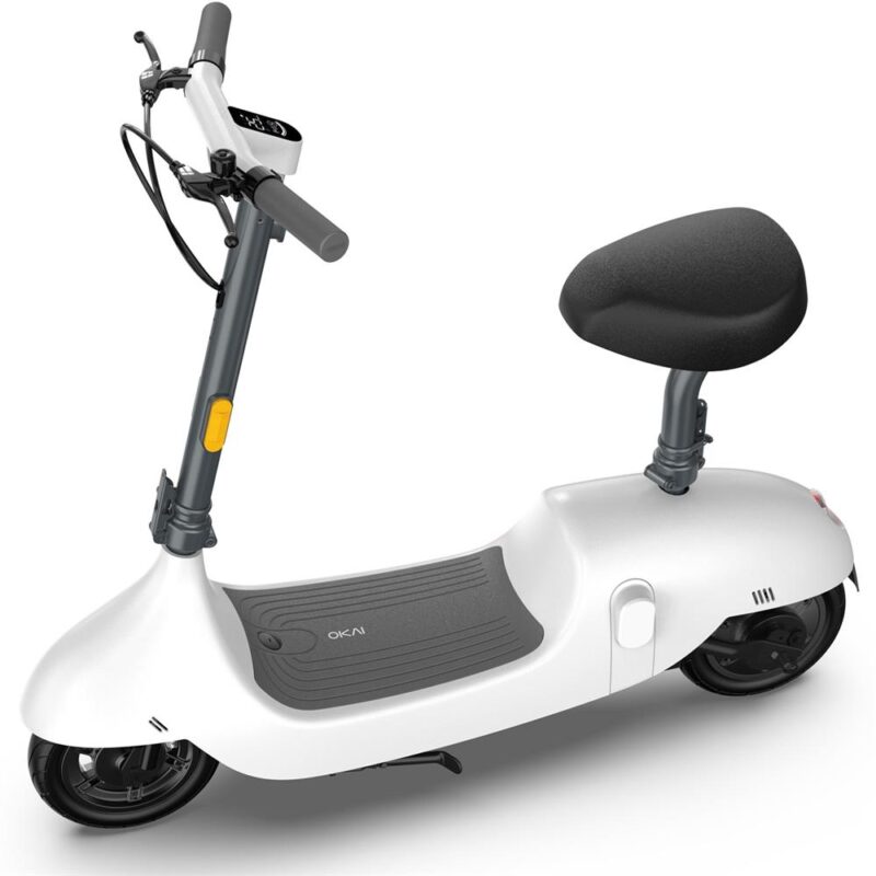 Bikehighway.com - Okai Beetle 36v 350w Lithium Electric Scooter White