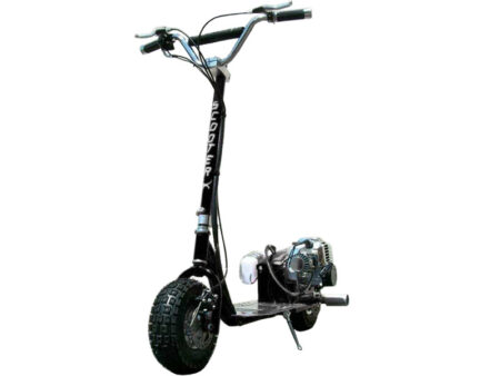 Bikehighway.com - ScooterX Dirt Dog 49cc Gas Scooter Black