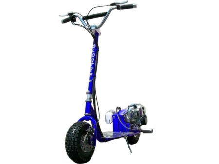 Bikehighway.com - ScooterX Dirt Dog 49cc Gas Scooter Blue