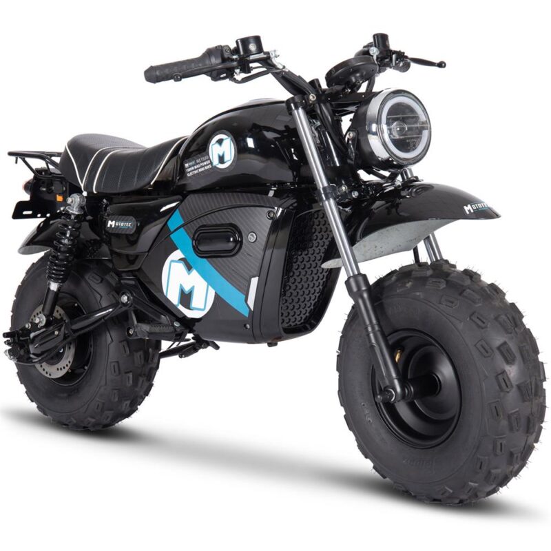 Bikehighway.com - MotoTec 60v 1500w Electric Powered Mini Bike Lithium Black