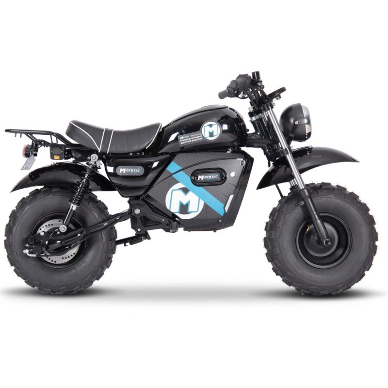 Bikehighway.com - MotoTec 60v 1500w Electric Powered Mini Bike Lithium Black