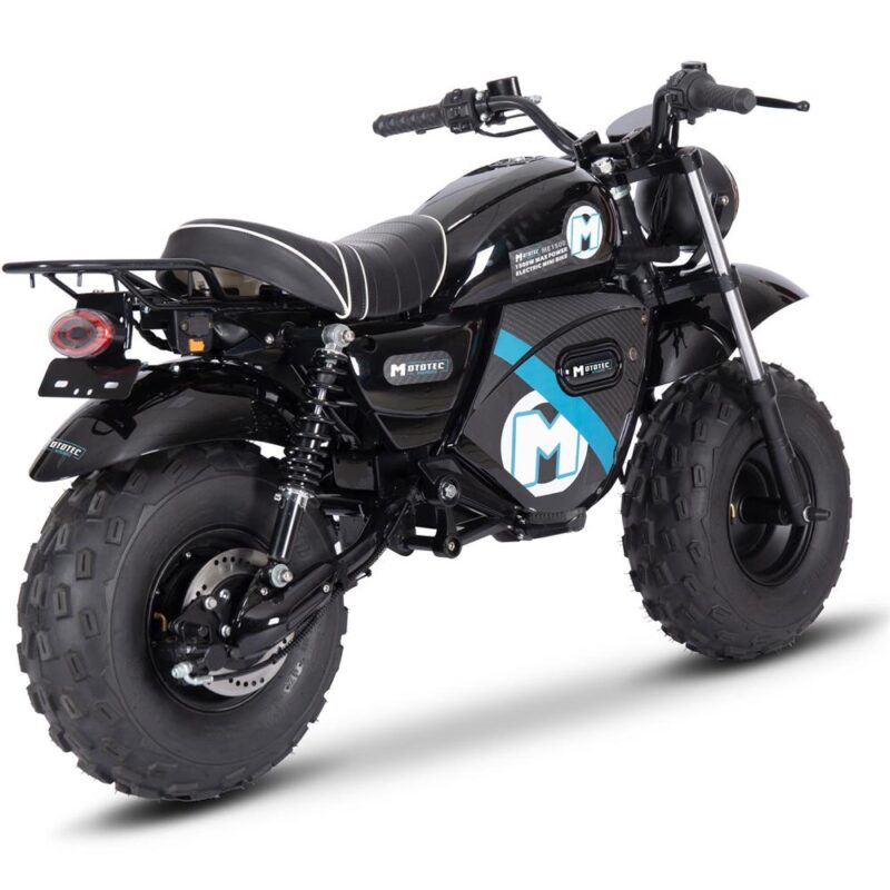 Bikehighway.com - MotoTec 60v 1500w Electric Powered Mini Bike Lithium Black