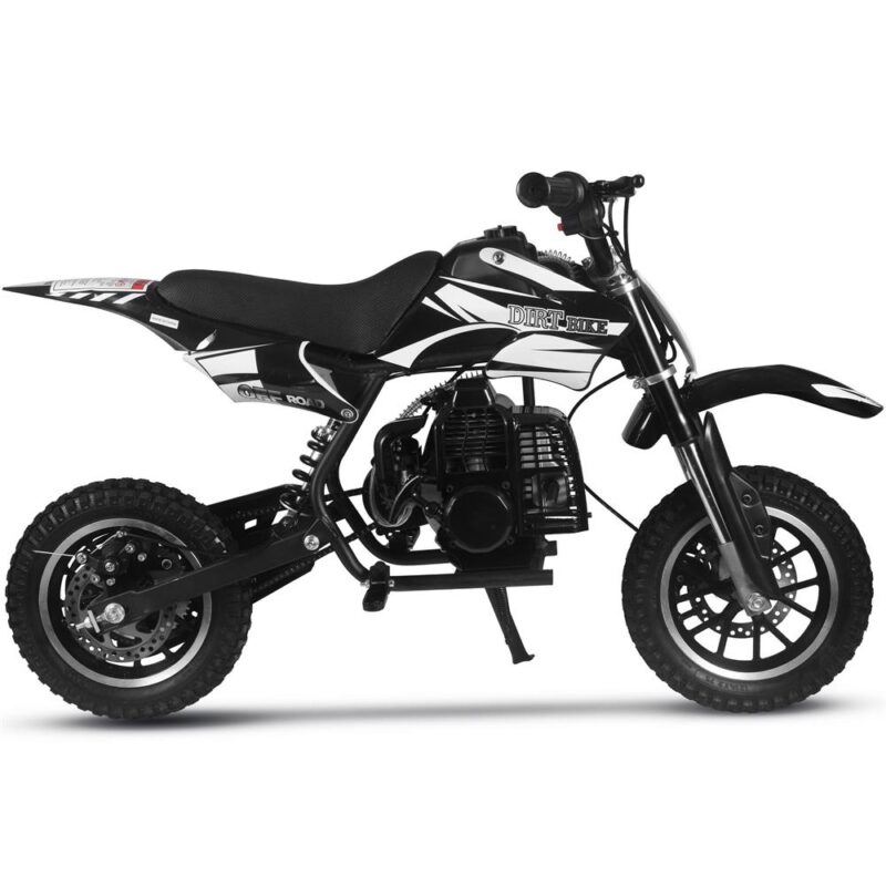 Bikehighway.com - MotoTec Alien 50cc 2-Stroke Kids Gas Dirt Bike Black