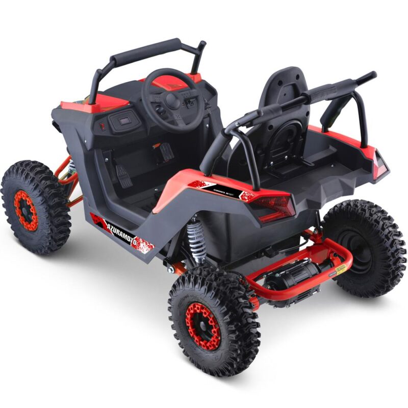 Bikehighway.com - MotoTec 48v 1200w Electric UTV Red