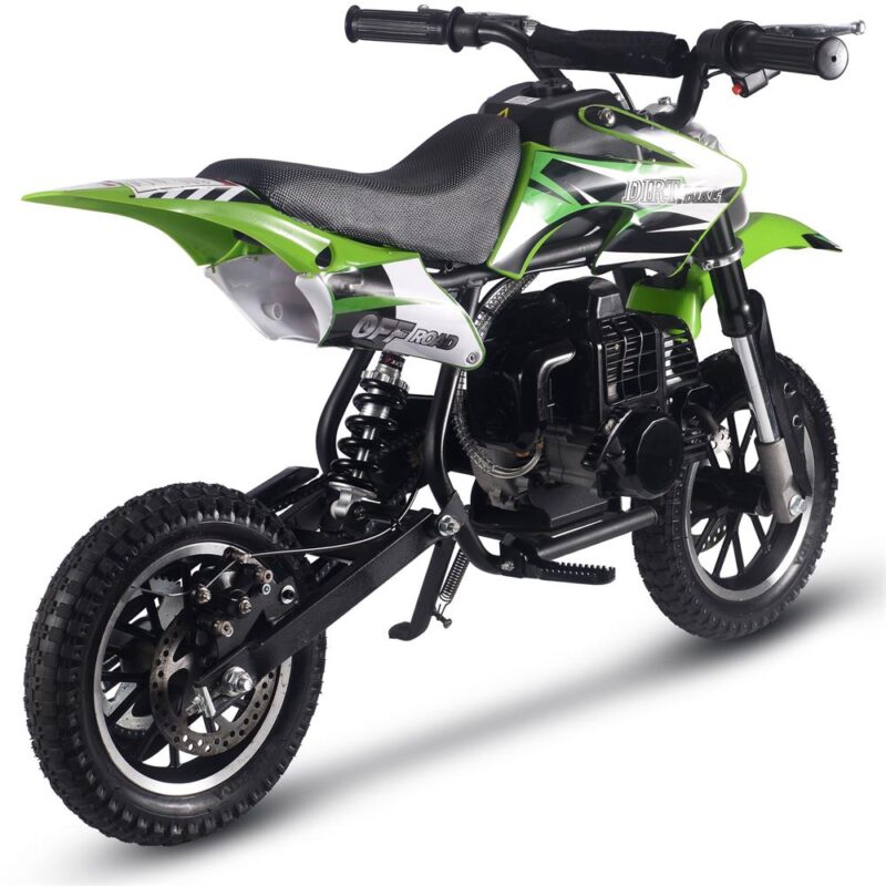 Bikehighway.com - MotoTec Alien 50cc 2-Stroke Kids Gas Dirt Bike Green