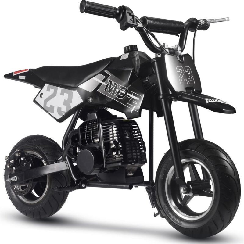 Bikehighway.com - MotoTec DB-02 50cc 2-Stroke Kids Supermoto Gas Dirt Bike Black