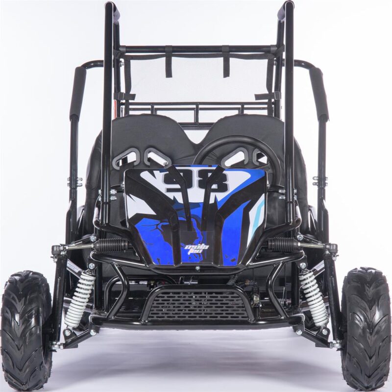 Bikehighway.com - MotoTec Mud Monster XL 212cc 2 Seat Go Kart Full Suspension Blue