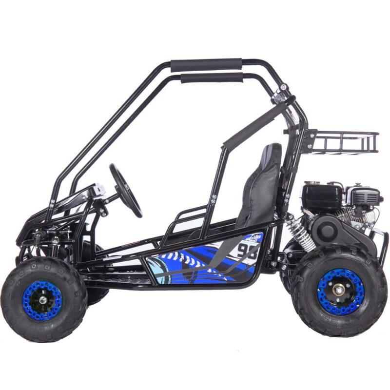 Bikehighway.com - MotoTec Mud Monster XL 212cc 2 Seat Go Kart Full Suspension Blue