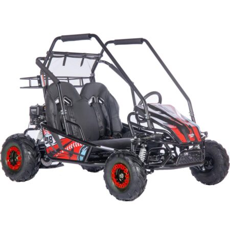 Bikehighway.com - MotoTec Mud Monster XL 212cc 2 Seat Go Kart Full Suspension Red