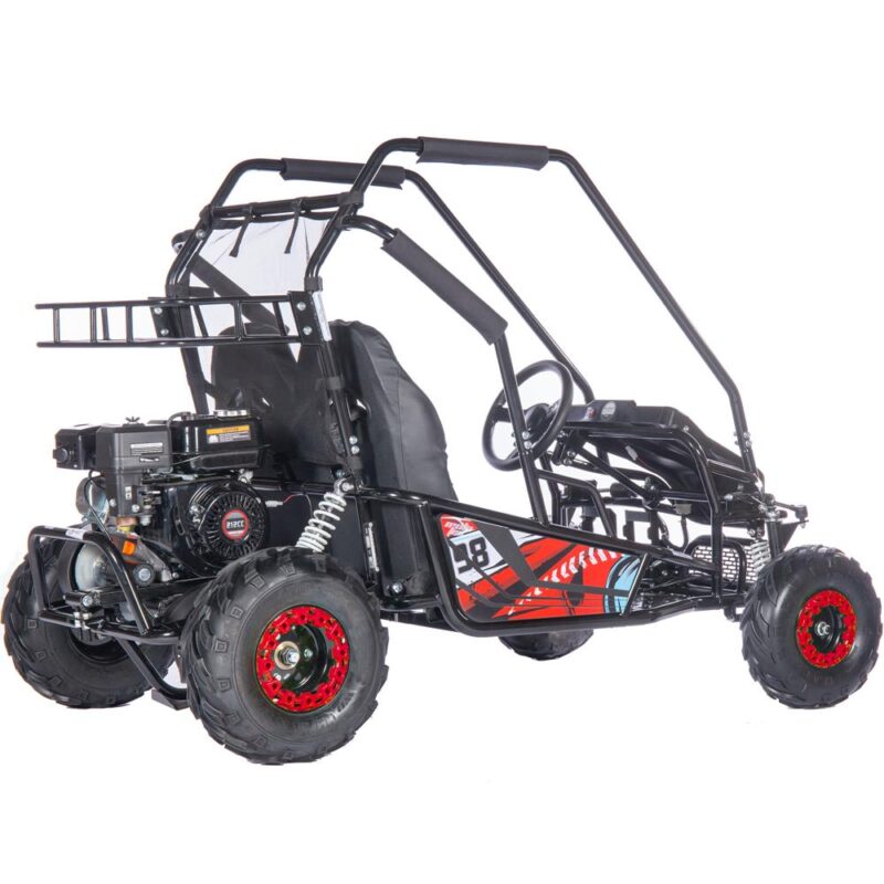Bikehighway.com - MotoTec Mud Monster XL 212cc 2 Seat Go Kart Full Suspension Red