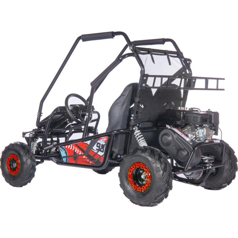 Bikehighway.com - MotoTec Mud Monster XL 212cc 2 Seat Go Kart Full Suspension Red