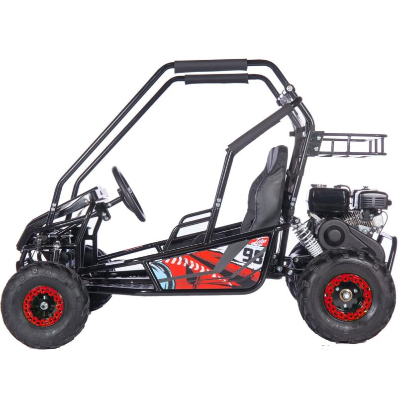 Bikehighway.com - MotoTec Mud Monster XL 212cc 2 Seat Go Kart Full Suspension Red
