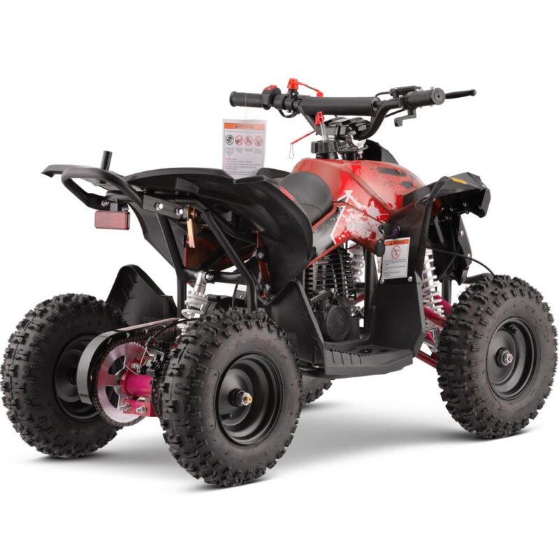 Bikehighway.com - MotoTec Renegade 40cc 4-Stroke Kids Gas ATV Red