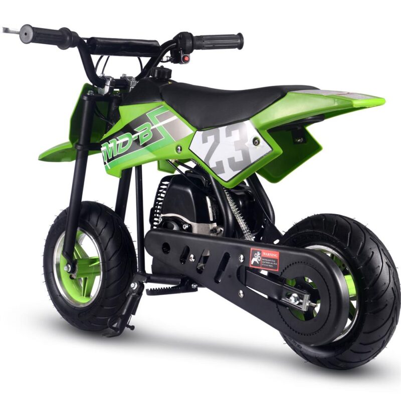 Bikehighway.com - MotoTec DB-02 50cc 2-Stroke Kids Supermoto Gas Dirt Bike Green