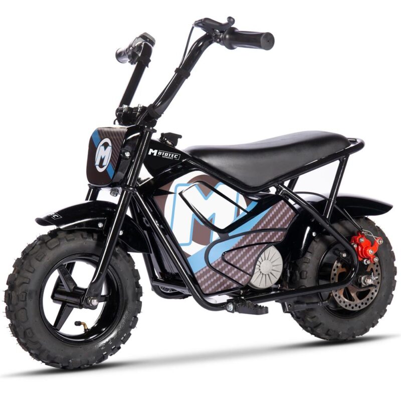 Bikehighway.com - MotoTec 24v 250w Electric Powered Mini Bike Black