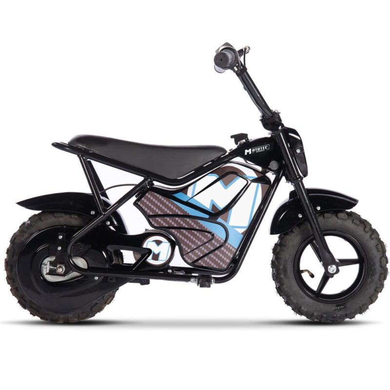 Bikehighway.com - MotoTec 24v 250w Electric Powered Mini Bike Black