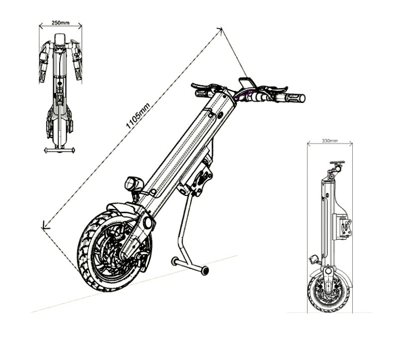 Mijo MT02 Electric Handbike-3084266