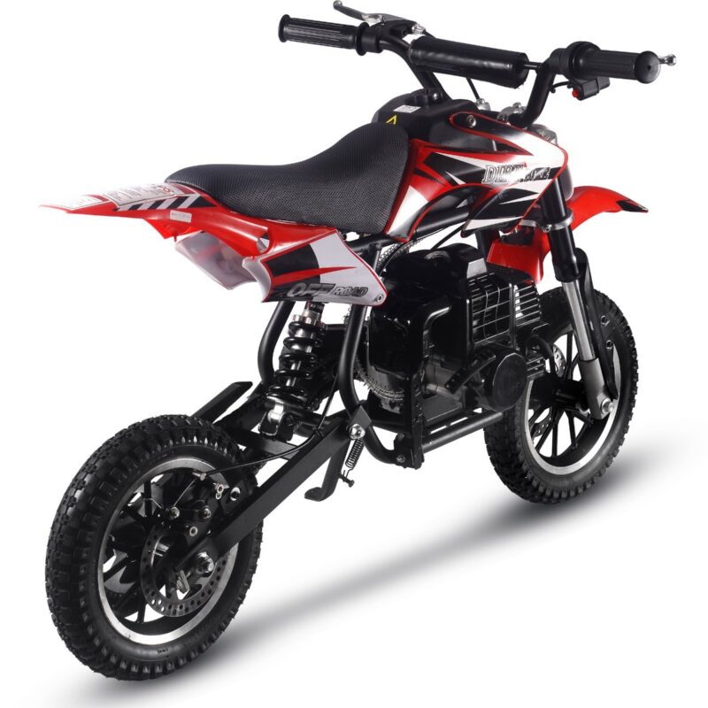 Bikehighway.com - MotoTec Alien 50cc 2-Stroke Kids Gas Dirt Bike Red